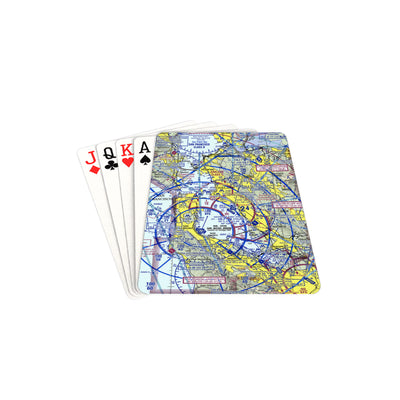 Make Your Own Airspace Playing Cards Playing Cards 2.5"x3.5" - RadarContact