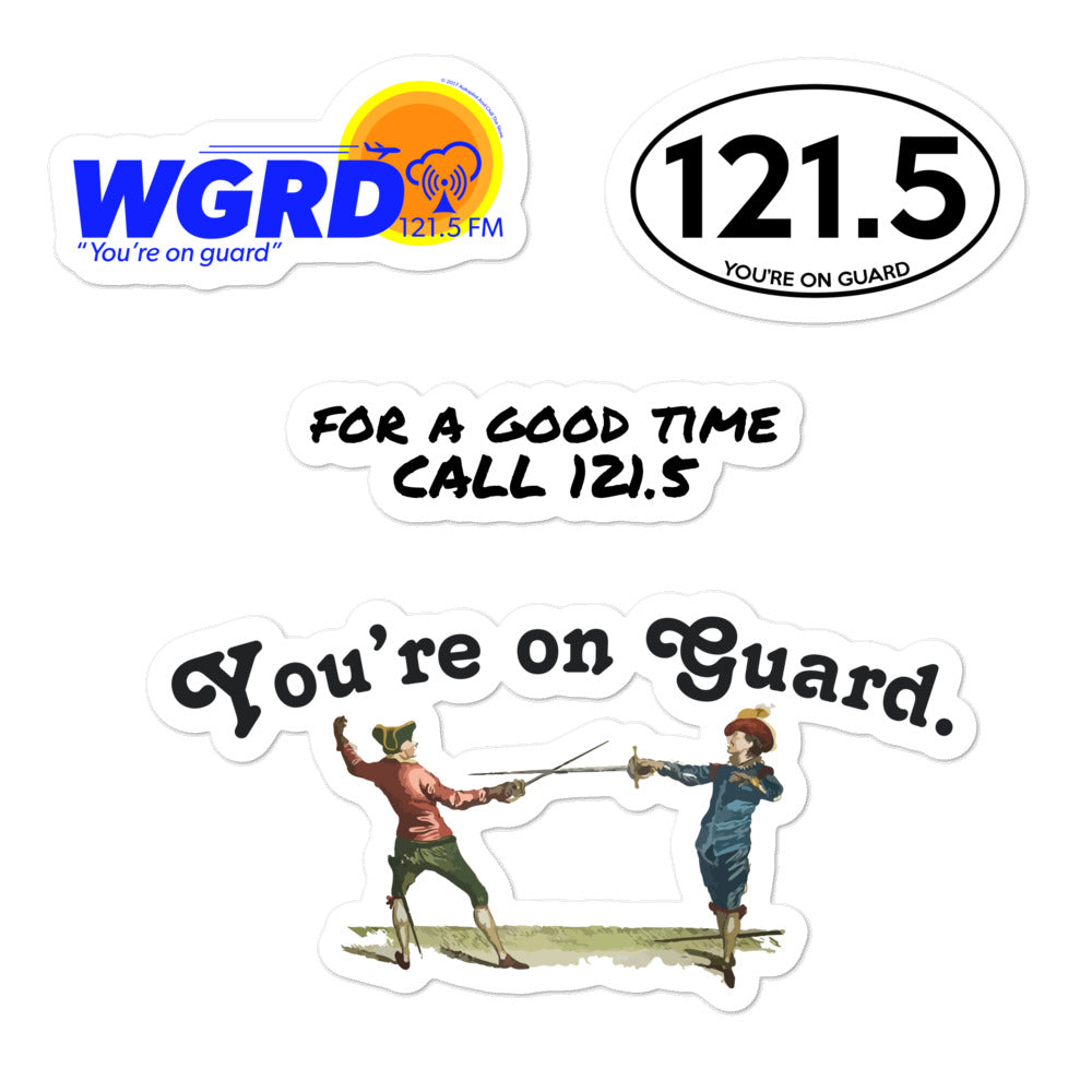 You're on Guard Mini Sticker Pack - RadarContact