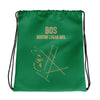 Boston Airport Code Drawstring Bag (Celtics Colors) - RadarContact
