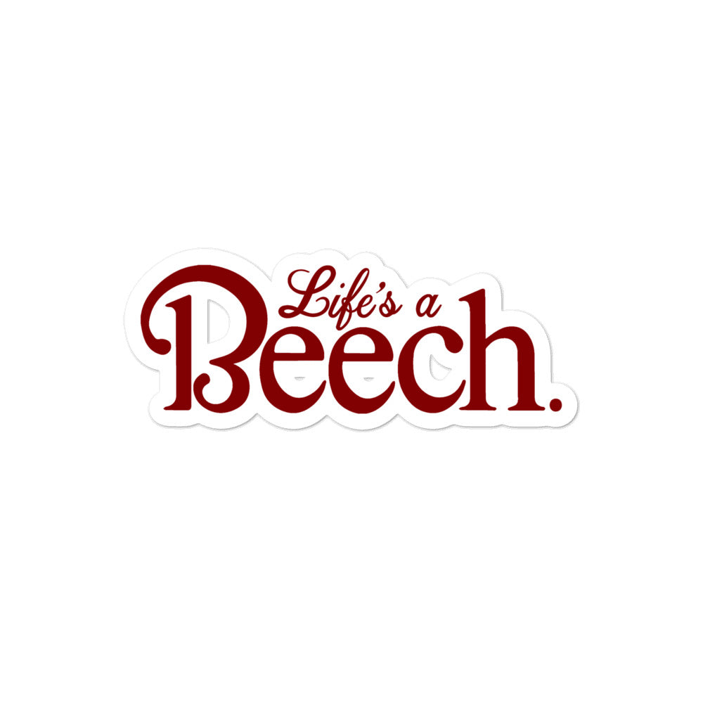 Life's a Beech Sticker - RadarContact