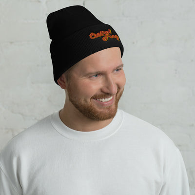 Control Freq Embroidered Cuffed Beanie - RadarContact
