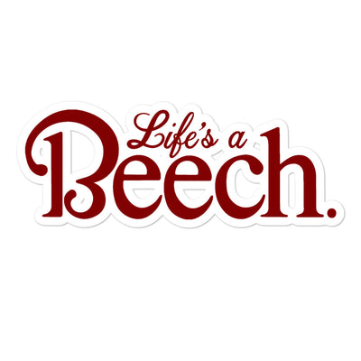 Life's a Beech Sticker - RadarContact