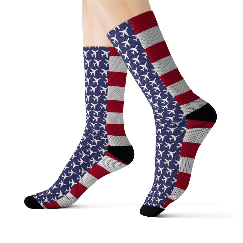 American Aviation Pride Socks - RadarContact