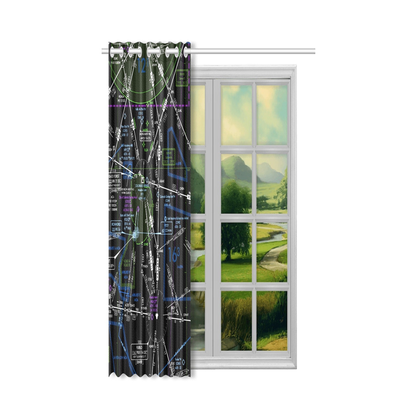 Make Your Own Sectional Airspace Window Curtains - RadarContact