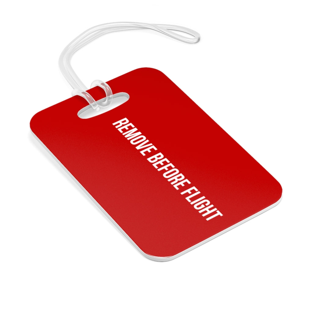 Kofferfahne, Suitcaseflag REMOVE BEFORE FLIGHT - red- Luggage tag - luggage  flag - Patch Portachiavi Adesivi -  - Il più grande Patch  Negozio in tutto il mondo