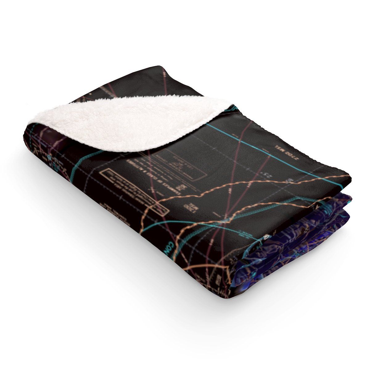 Make Your Own Airspace Sherpa Fleece Blanket - RadarContact