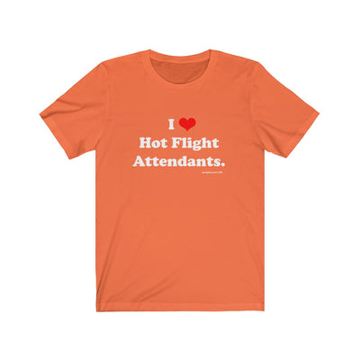 I Heart Hot Flight Attendants T-Shirt - RadarContact