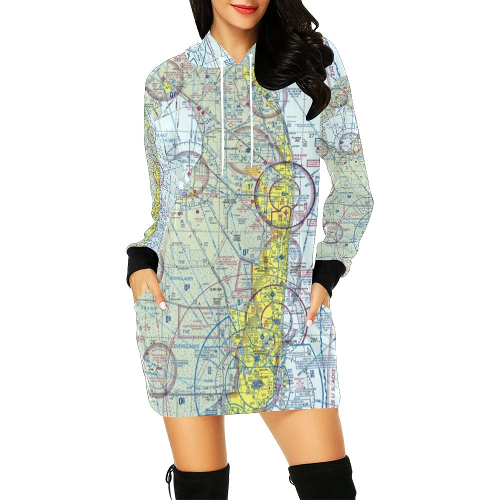 Palm Beach Sectional Airspace Hoodie Mini Dress PBI - RadarContact