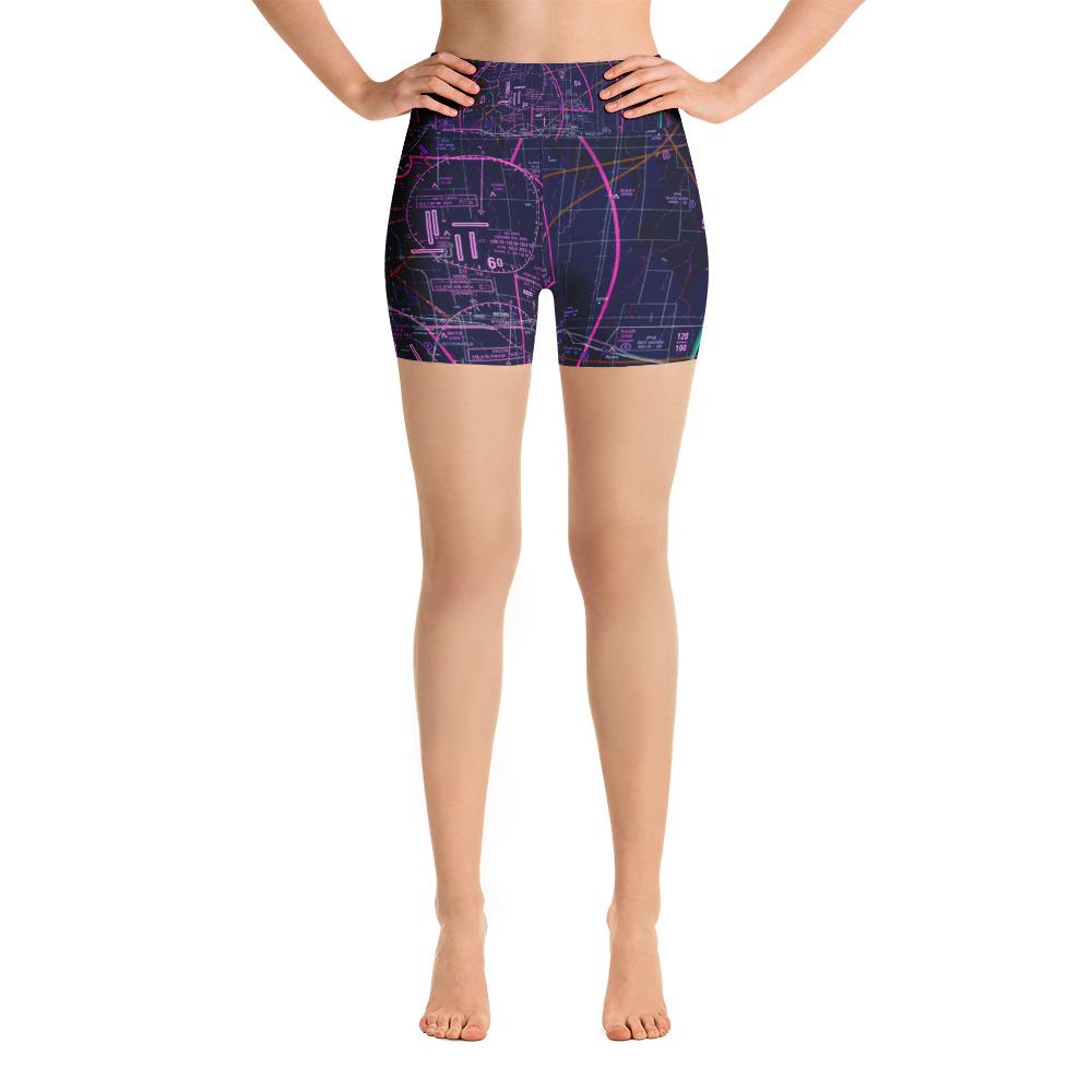 Denver Sectional Yoga Shorts (Inverted) - RadarContact