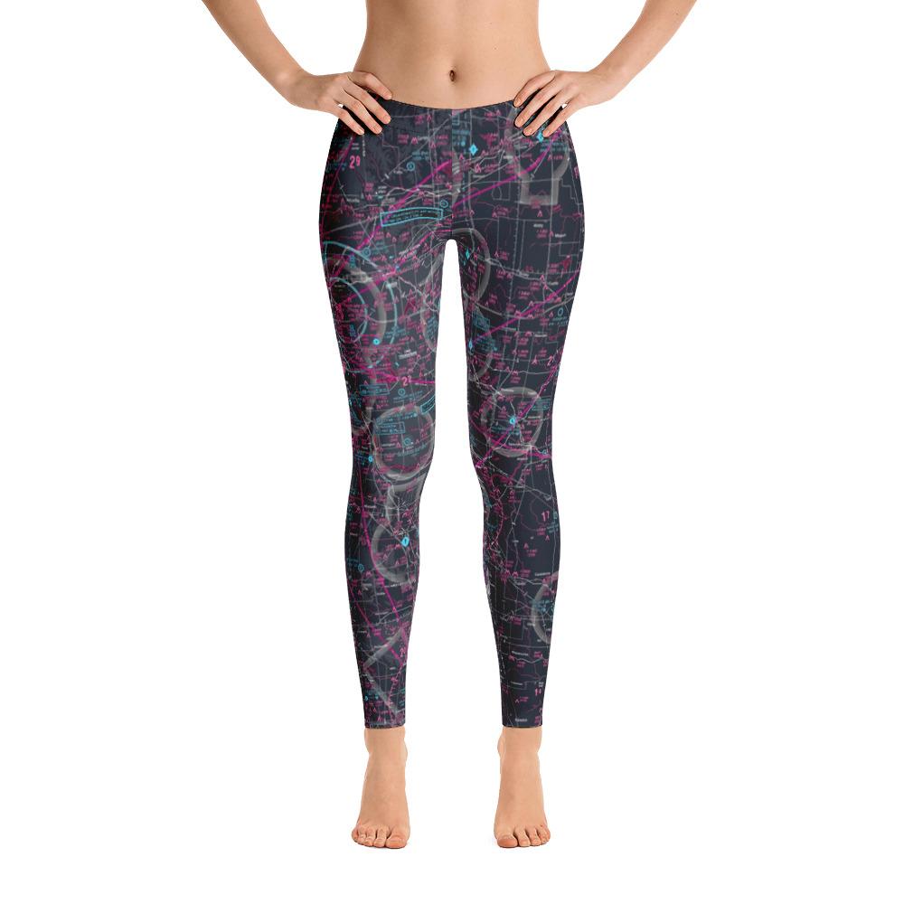 Tinker AFB Sectional Leggings (Inverted) - RadarContact