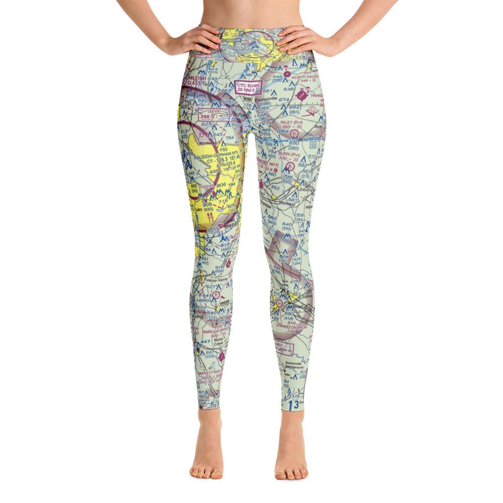 Raleigh-Durham Sectional Yoga Leggings - RadarContact
