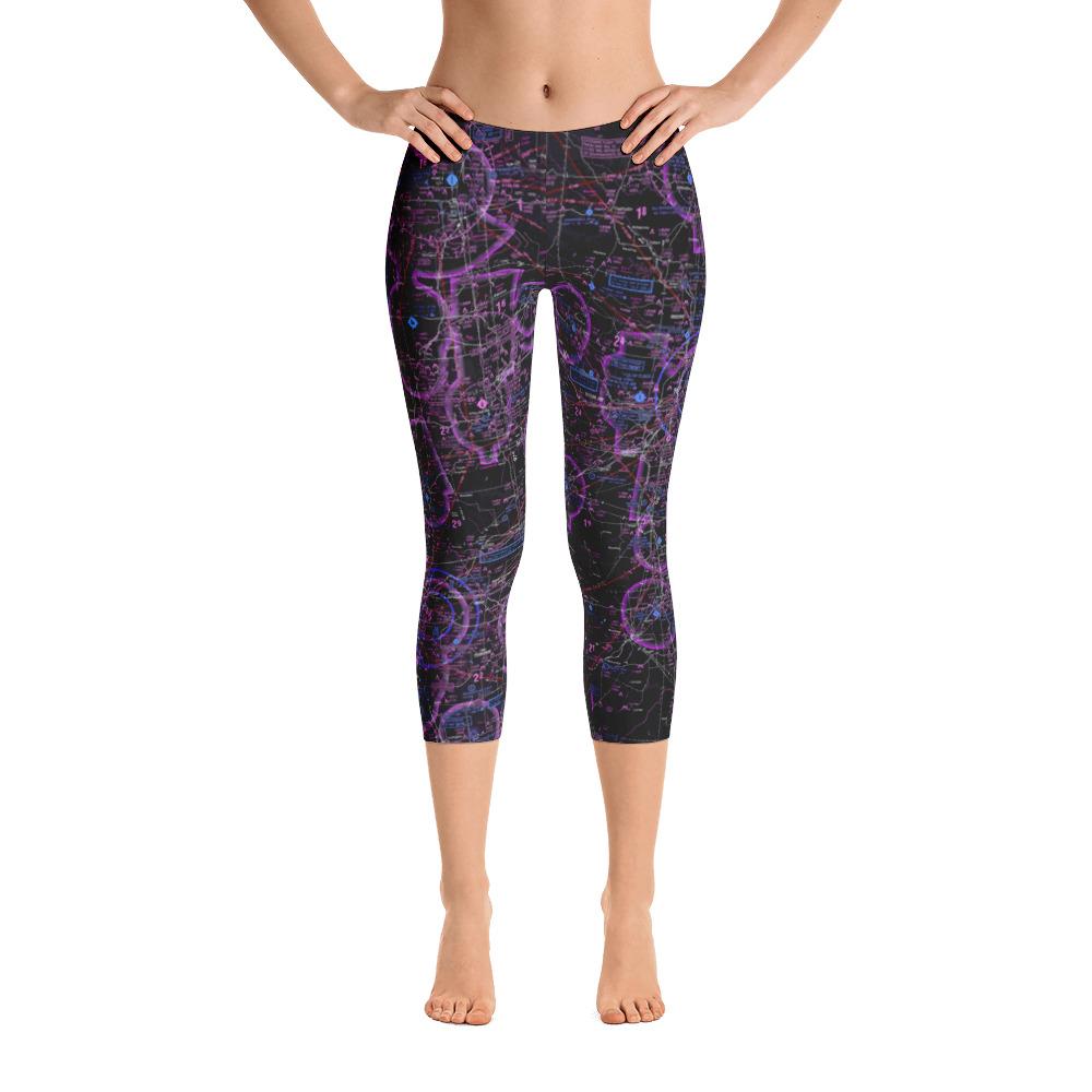 Oklahoma City/Tulsa Sectional Capri Leggings (Inverted) - RadarContact