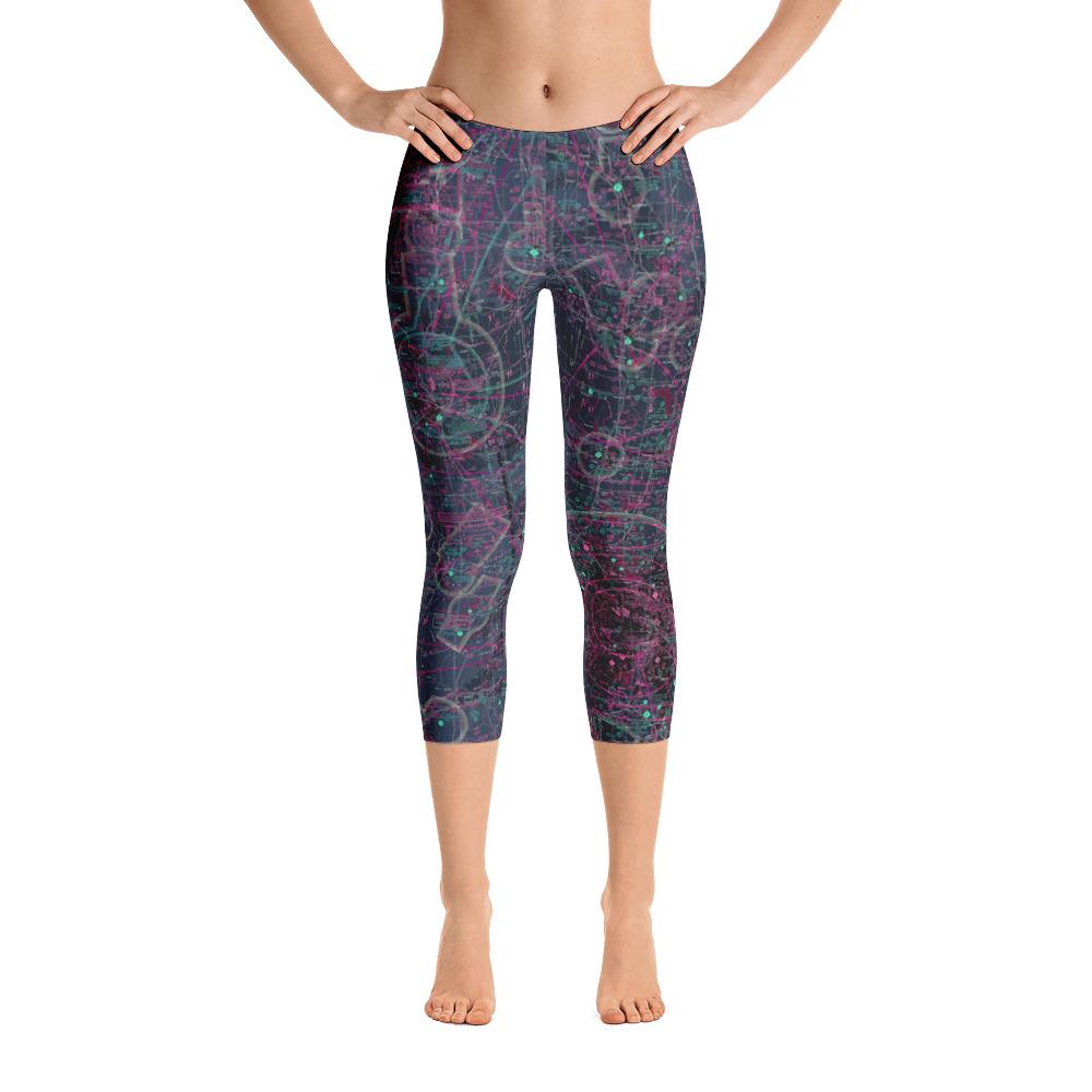 Wichita Falls Sectional Capri Leggings (Inverted) - RadarContact
