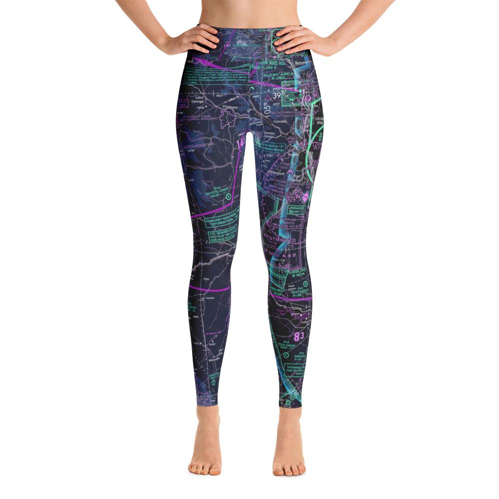 Colorado Springs Sectional Yoga Leggings (Inverted) - RadarContact