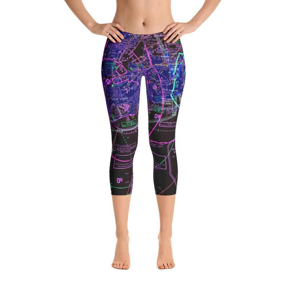 New York Sectional Capri Leggings (Inverted) - RadarContact