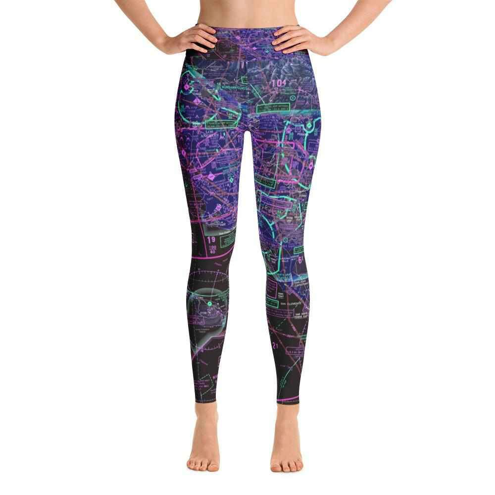 Los Angeles Sectional Yoga Leggings (Inverted) - RadarContact