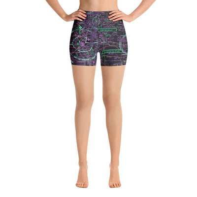 Louisville Sectional Yoga Shorts (Inverted) - RadarContact