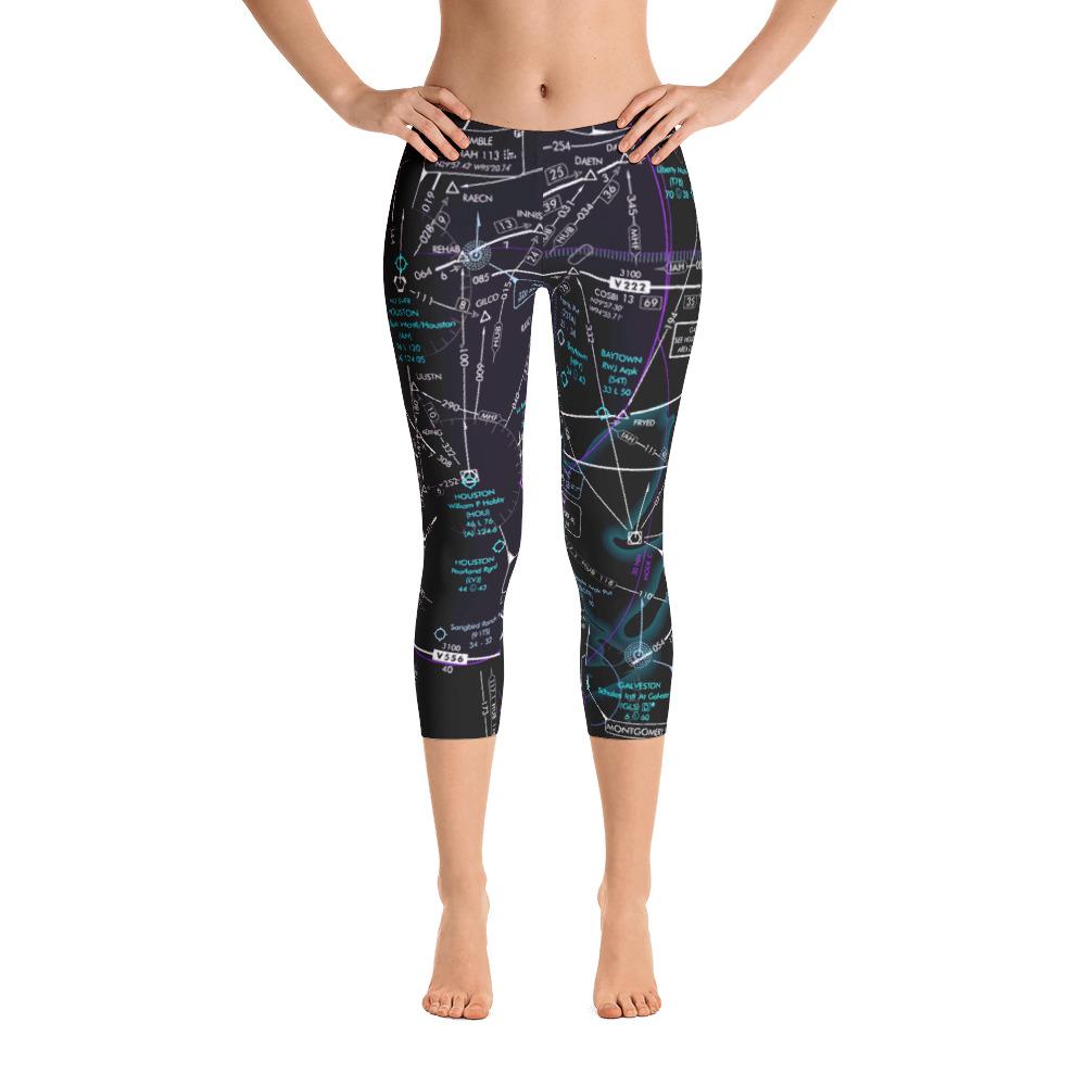 Houston Low Altitude Capri Leggings (Inverted) - RadarContact