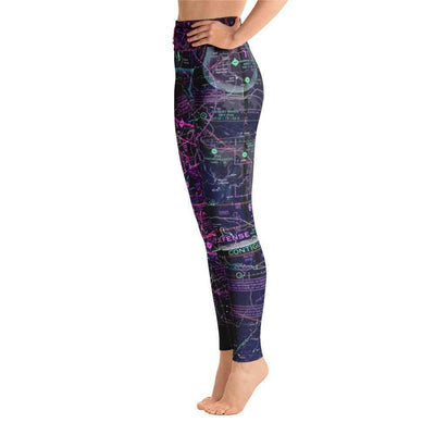 San Diego Sectional Yoga Leggings (Inverted) - RadarContact