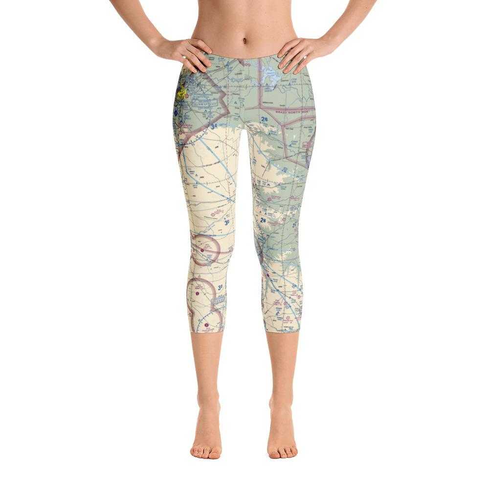 San Angelo Sectional Capri Leggings - RadarContact