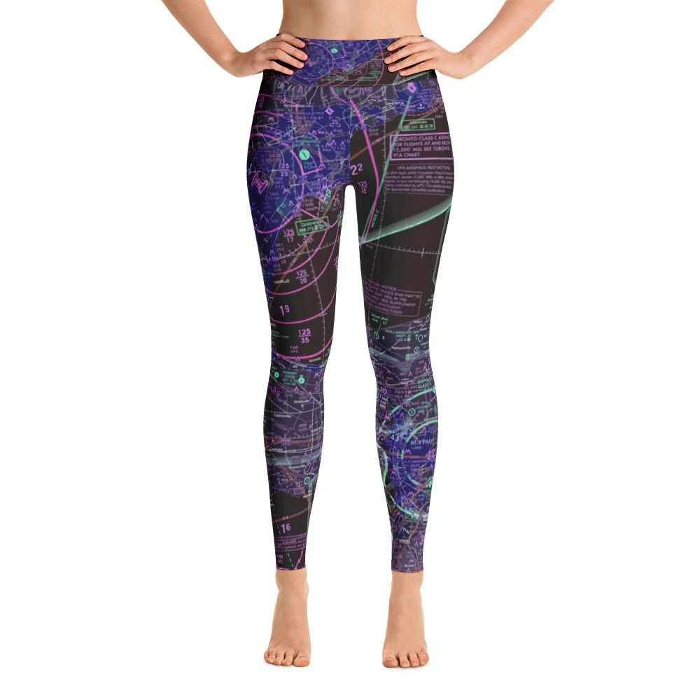 Toronto Sectional Yoga Leggings (Inverted) - RadarContact