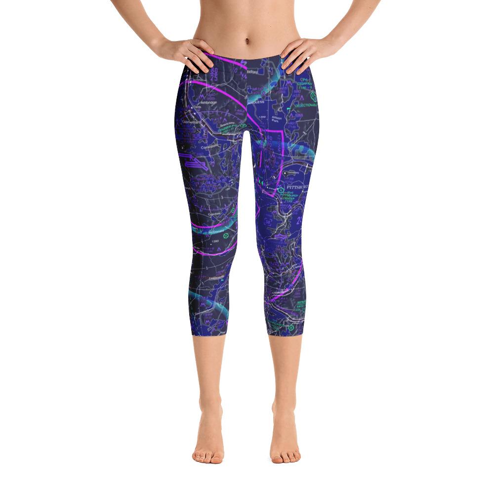 Pittsburgh Sectional Capri Leggings (Inverted) - RadarContact