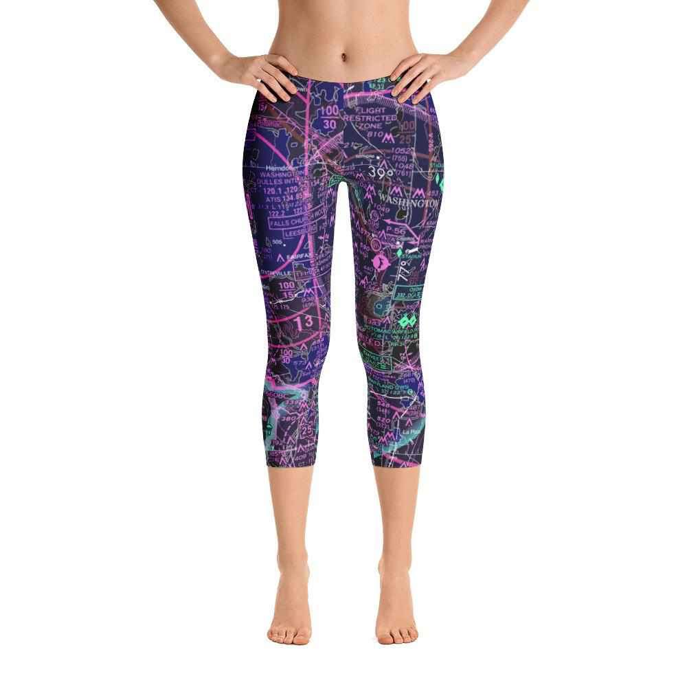 Washington DC Sectional Capri Leggings (Inverted) - RadarContact