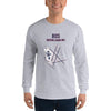 Boston Airport Code Long Sleeve Shirt (Redsox and Patriots Colors) - RadarContact