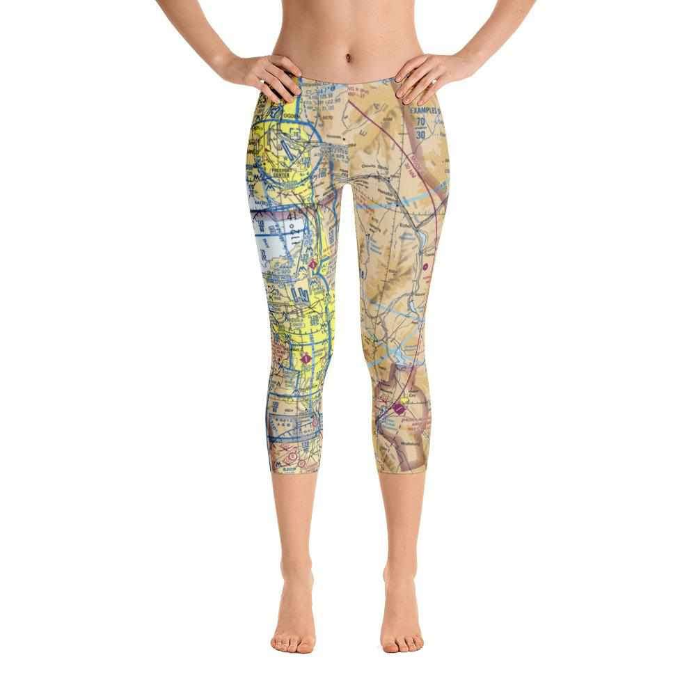 Salt Lake Sectional Capri Leggings - RadarContact