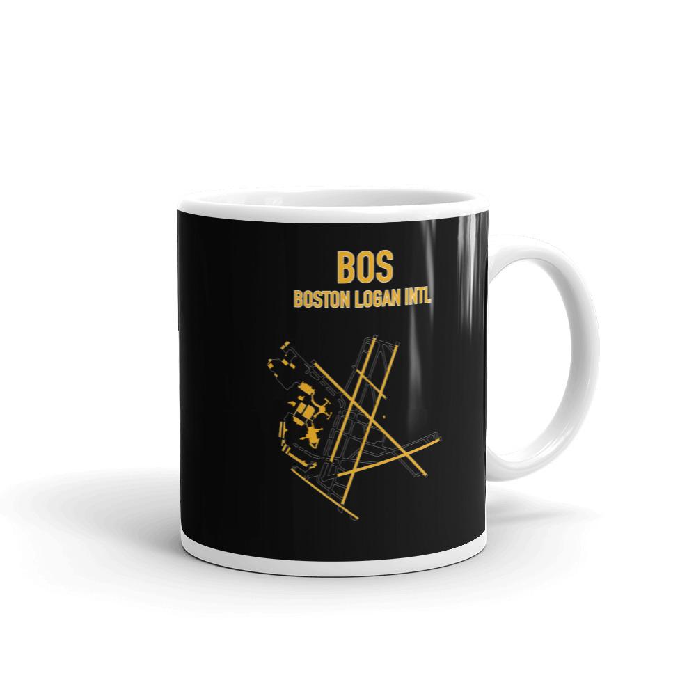 Boston Airport Code Mug (Bruins Colors) - RadarContact