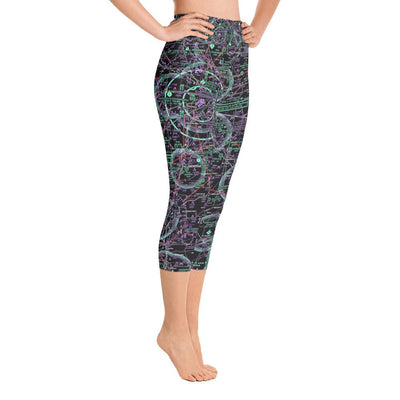 Indianapolis Sectional Yoga Capri Leggings (Inverted) - RadarContact