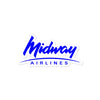 Retro Midway Airlines Sticker - RadarContact