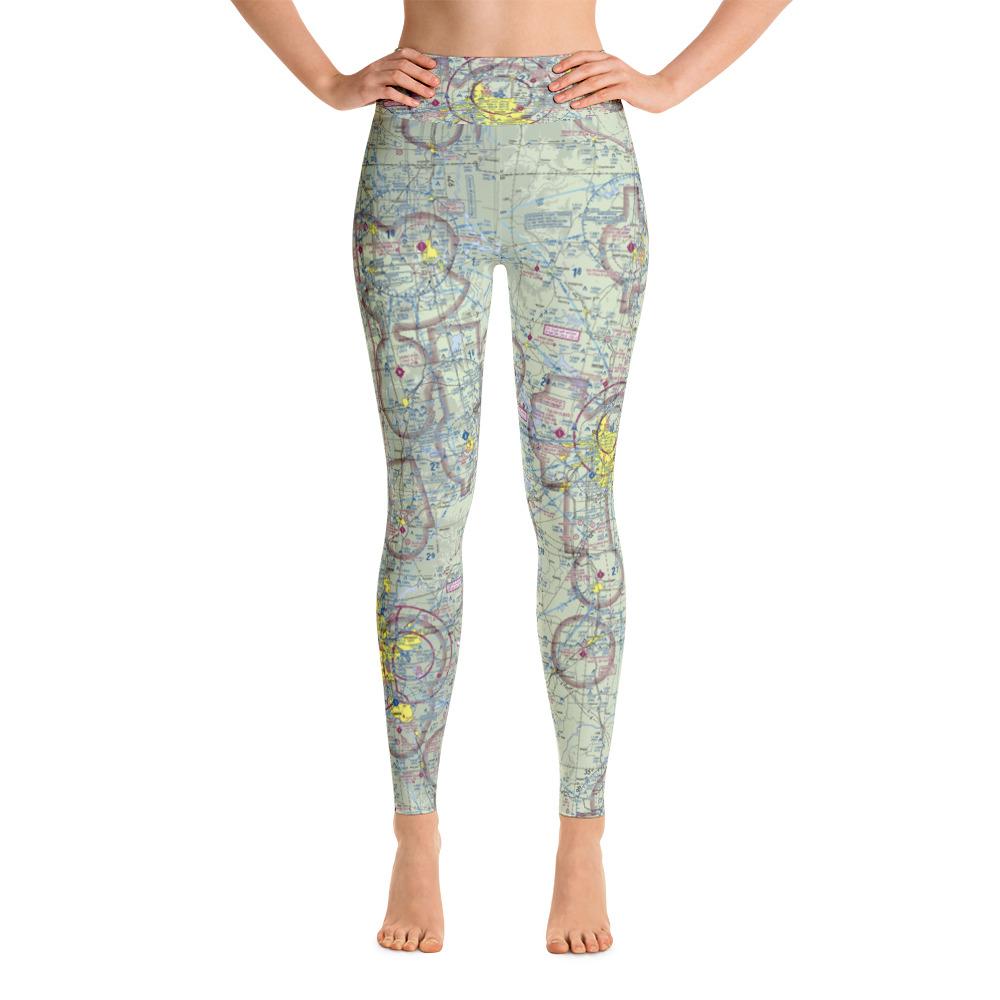 Oklahoma City/Tulsa Sectional Yoga Leggings - RadarContact