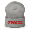 TWA Embroidered Cuffed Beanie - RadarContact