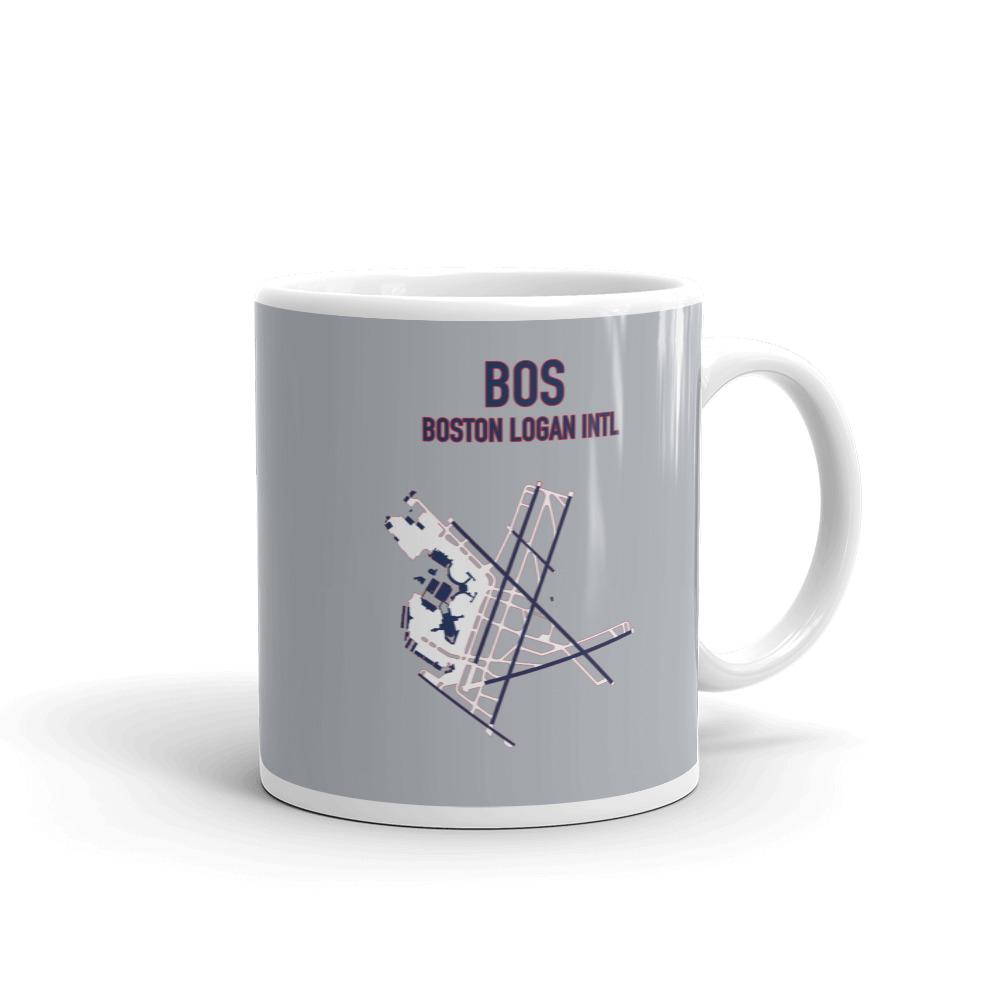 Boston Airport Code Mug (Patriots Colors) - RadarContact