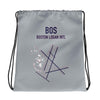 Boston Airport Code Drawstring Bag (Patriots Colors) - RadarContact