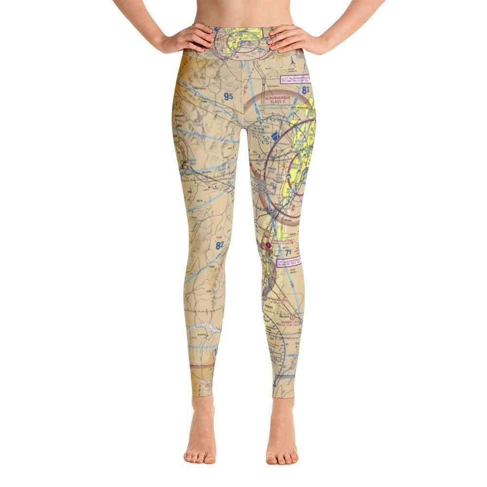 Women's World Map Yoga Leggings