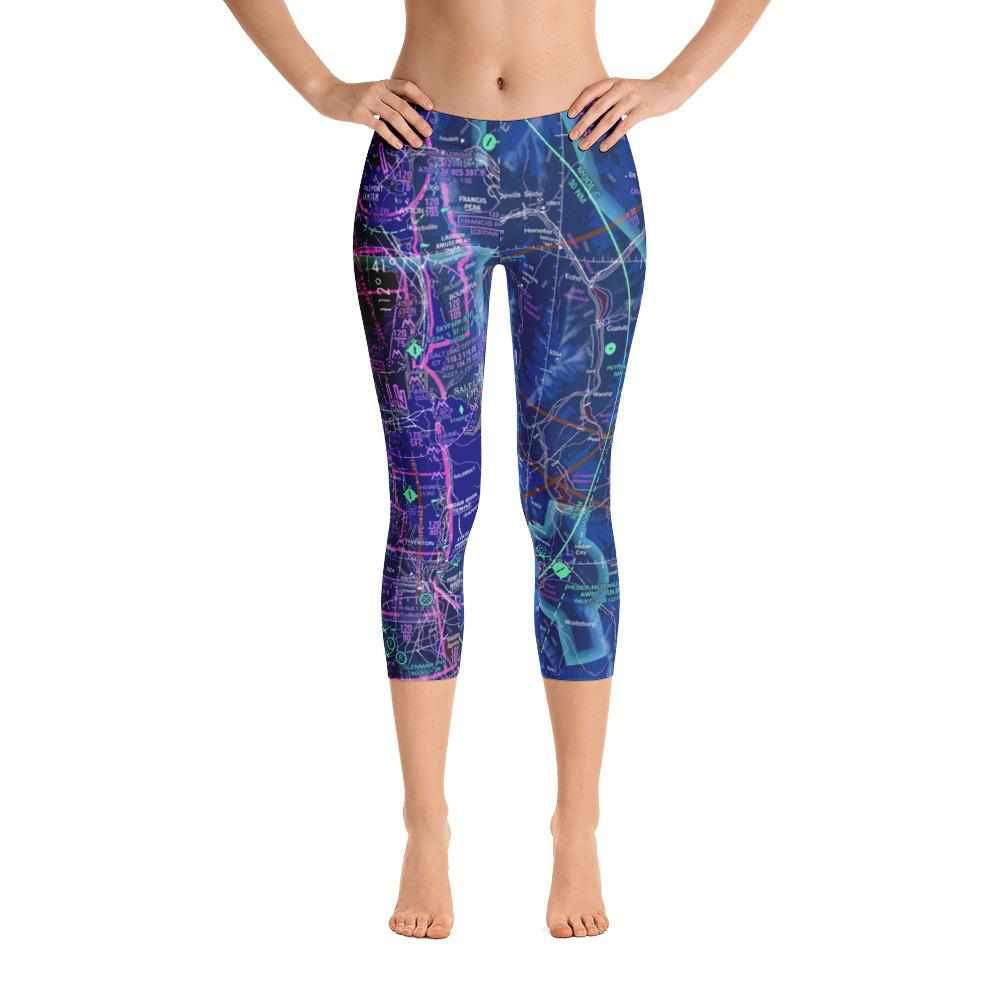 Salt Lake Sectional Capri Leggings (Inverted) - RadarContact