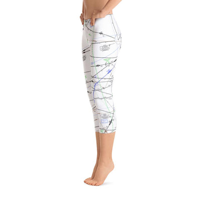 Southwest Pennsylvania Low Altitude Capri Leggings - RadarContact