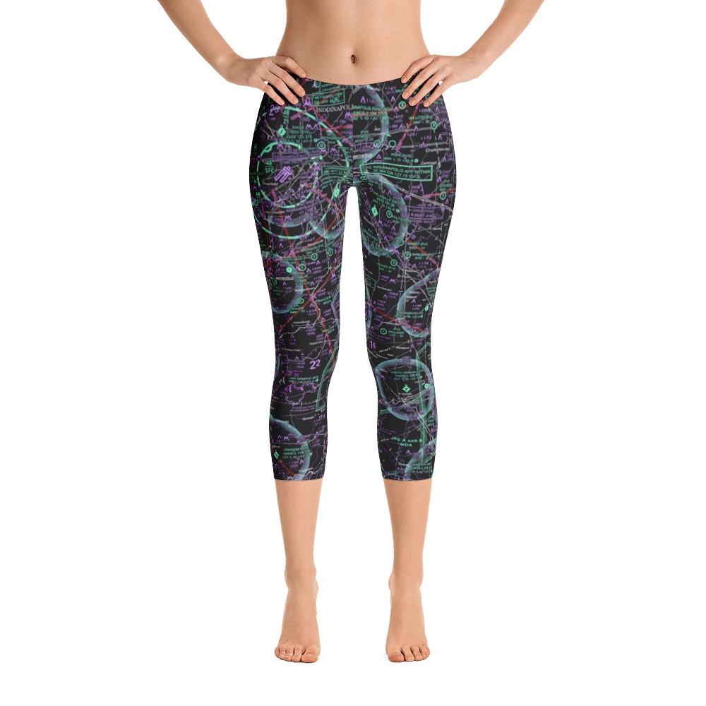 Indianapolis Sectional Capri Leggings (Inverted) - RadarContact
