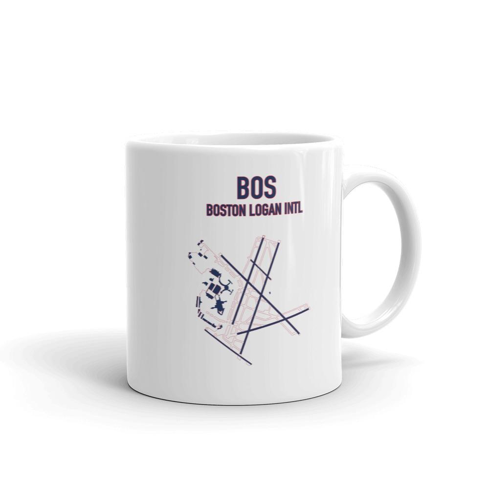 Boston Airport Mug (Red sox Colors) - RadarContact
