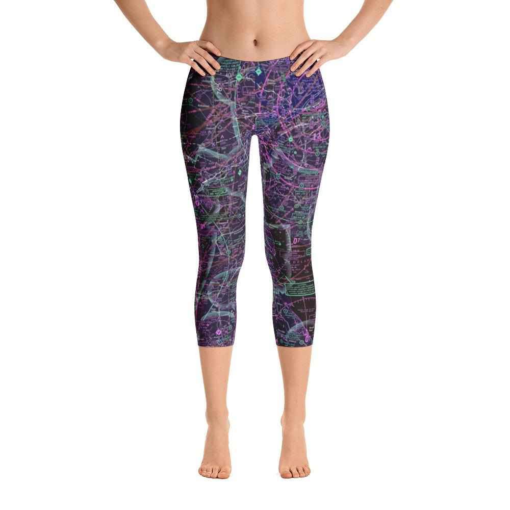 Philadelphia Sectional Capri Leggings (Inverted) - RadarContact