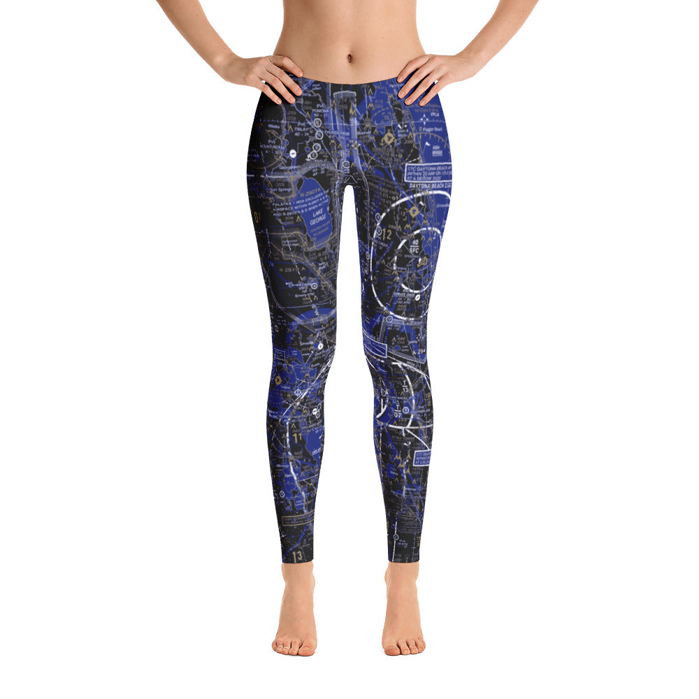 Daytona Beach Sectional Leggings (ERAU Colors) - RadarContact