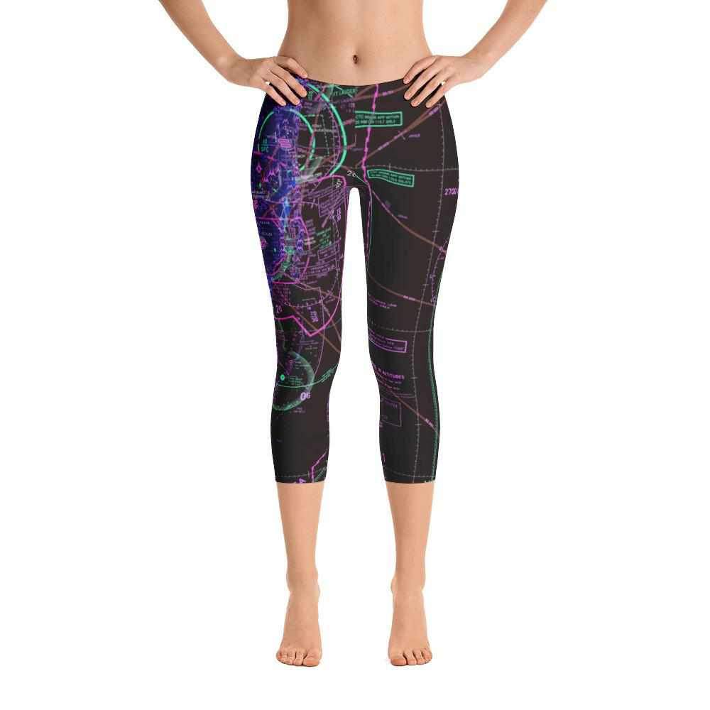 Miami Sectional Capri Leggings (Inverted) - RadarContact