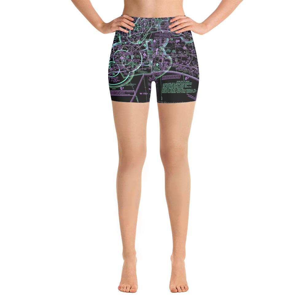 Pensacola Sectional Yoga Shorts (Inverted) - RadarContact