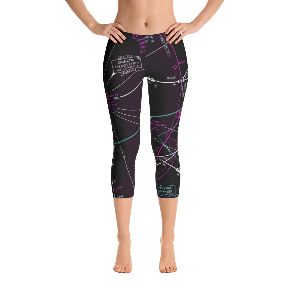 Charlotte Low Altitude Capri Leggings (Inverted) - RadarContact