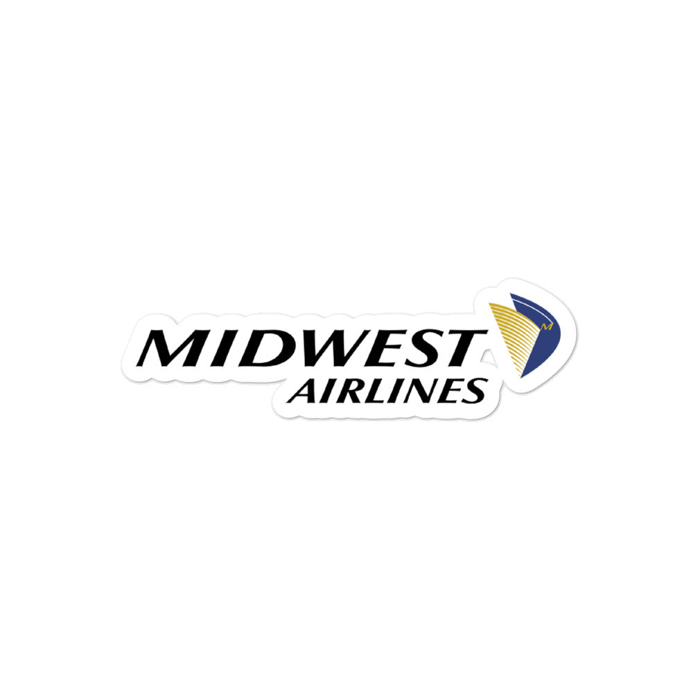 Retro Midwest Airlines Sticker - RadarContact