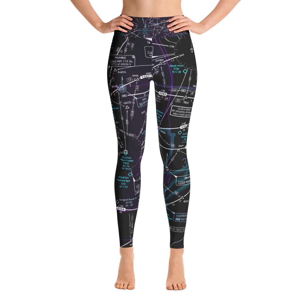 Houston Low Altitude Yoga Leggings (Inverted) - RadarContact