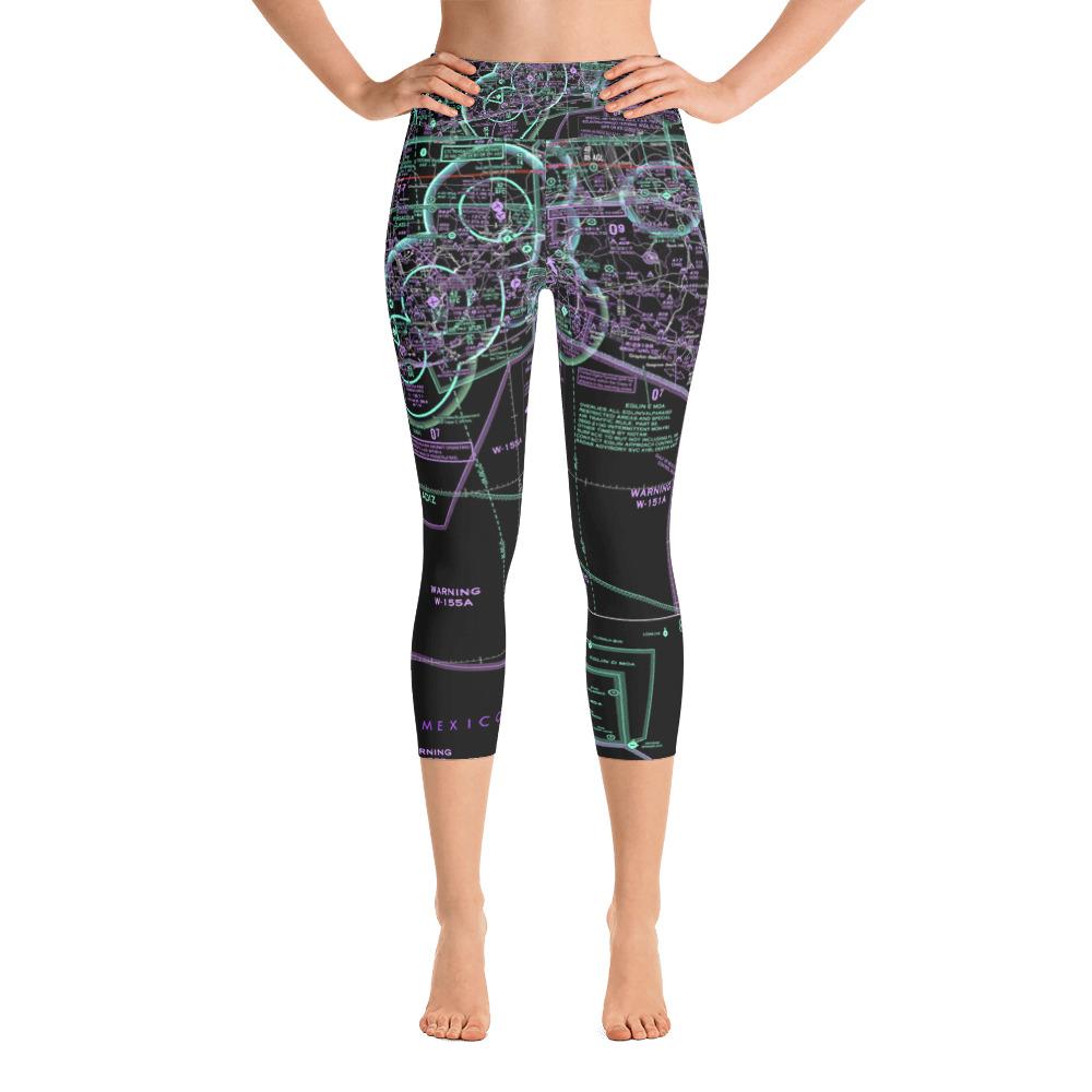 Pensacola Sectional Yoga Capri Leggings (Inverted) - RadarContact
