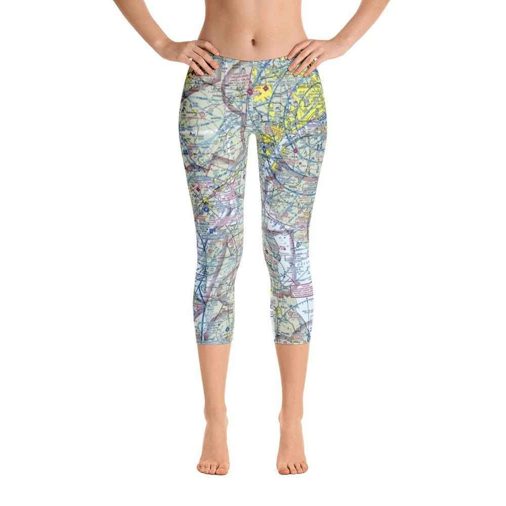 Philadelphia Sectional Capri Leggings - RadarContact